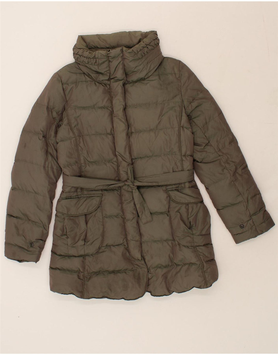 MAX & CO. Womens Padded Coat UK 8 Small Grey Polyamide Vintage Max & Co. and Second-Hand Max & Co. from Messina Hembry 
