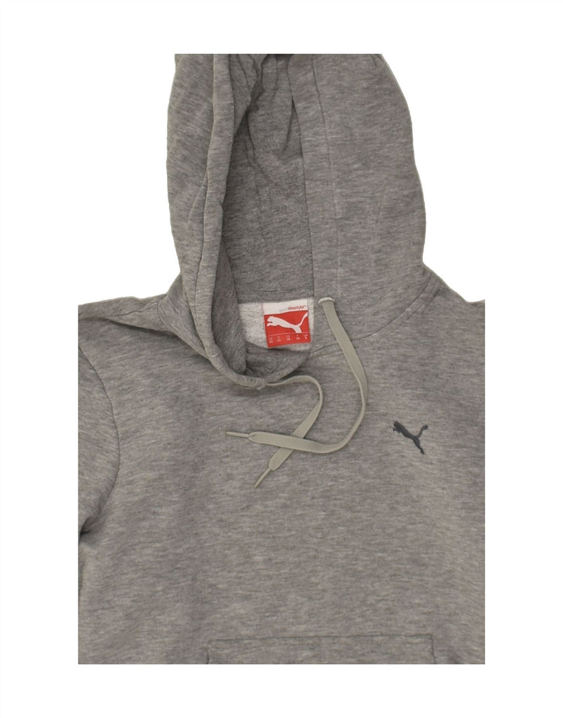 PUMA Womens Hoodie Jumper UK 8 Small  Grey | Vintage Puma | Thrift | Second-Hand Puma | Used Clothing | Messina Hembry 