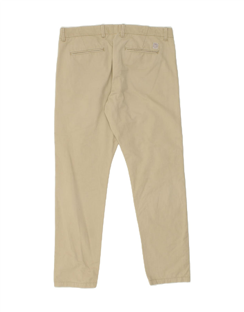 JACK & JONES Mens Slim Chino Trousers W34 L32  Beige | Vintage Jack & Jones | Thrift | Second-Hand Jack & Jones | Used Clothing | Messina Hembry 