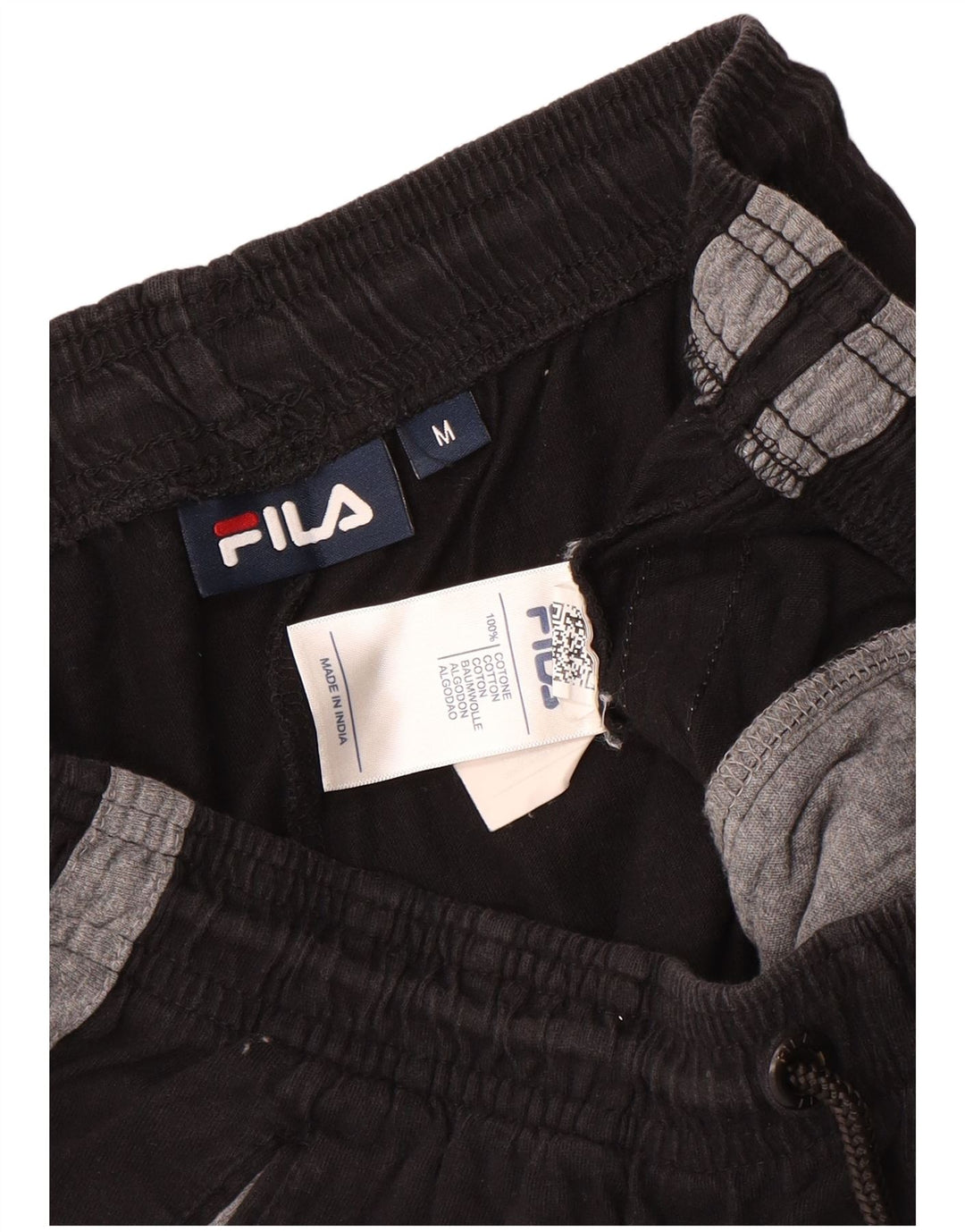 Fila Mens Sport Shorts Medium Black Colourblock Cotton