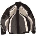 Ixon Mens Graphic Racer Jacket UK 50 5XL Grey Colourblock