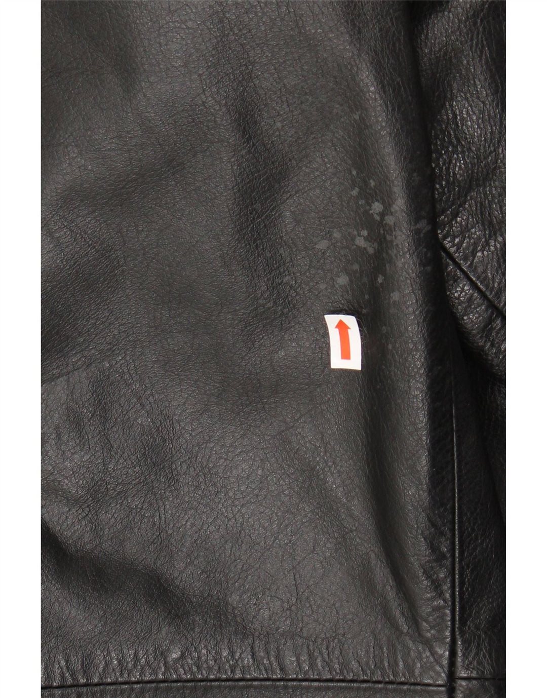 VINTAGE Mens Leather Jacket IT 50 Large Black Leather