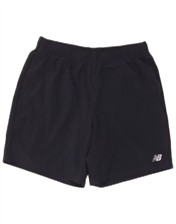 New Balance Mens Sport Shorts Medium Navy Blue
