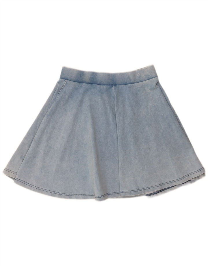 Topshop Womens Denim Skirt UK 12 Medium W28  Blue Cotton