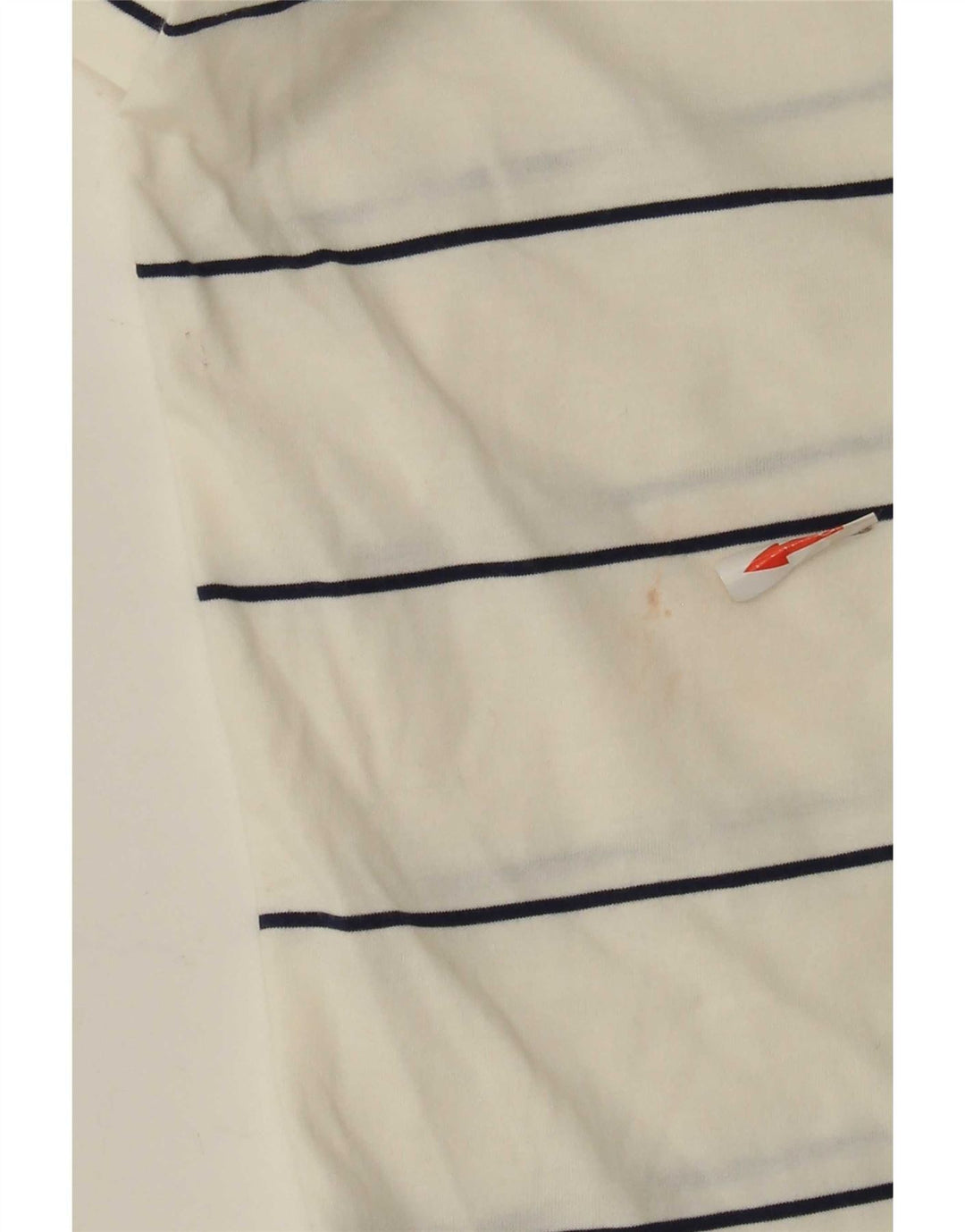Nike Mens Regular Fit Polo Shirt 2XL White Striped Cotton