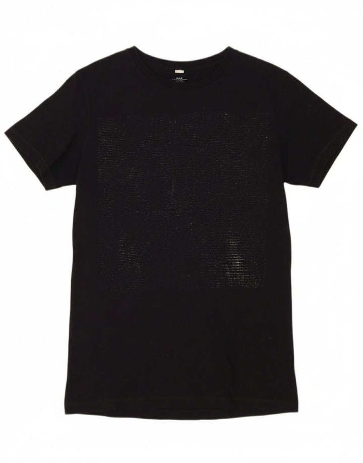 DIESEL Mens T-Shirt Top Medium Navy Blue Cotton