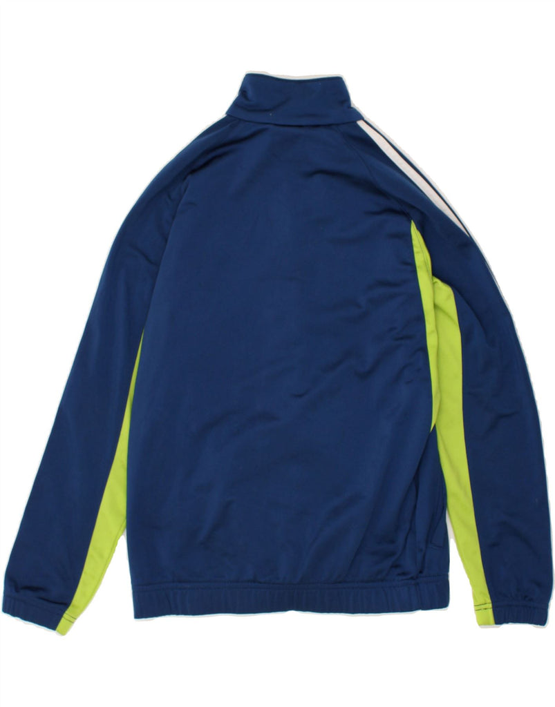 ADIDAS Boys Tracksuit Top Jacket 11-12 Years Navy Blue Colourblock | Vintage Adidas | Thrift | Second-Hand Adidas | Used Clothing | Messina Hembry 