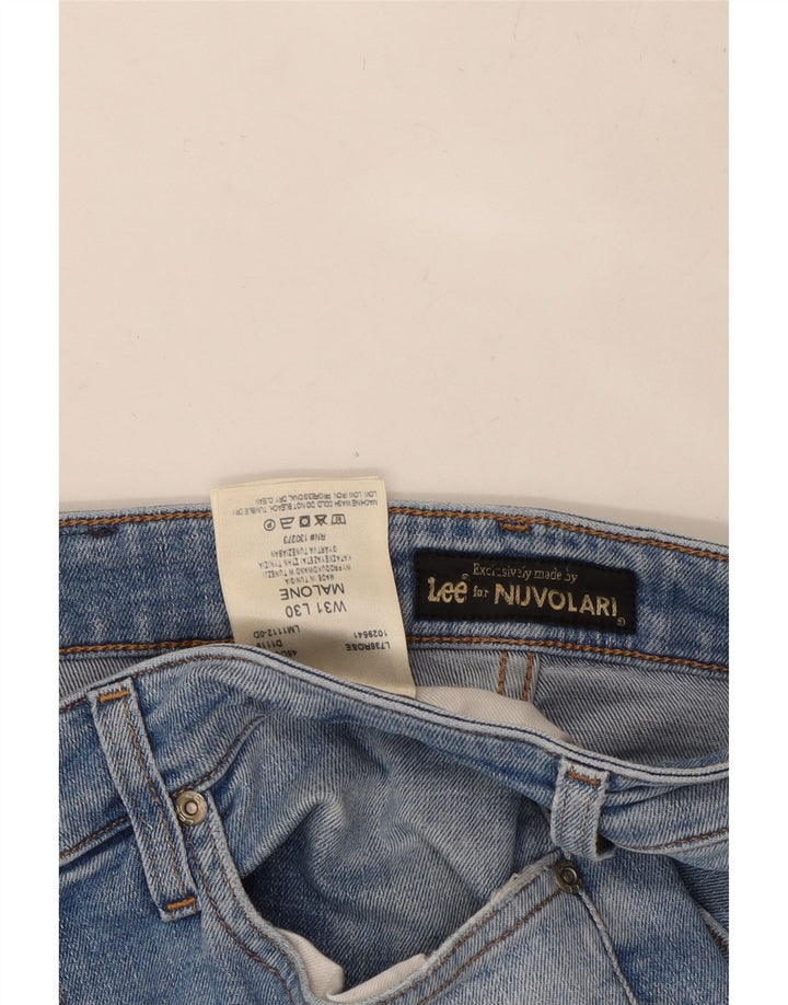 LEE Womens Malone Skinny Jeans W31 L30 Blue Cotton