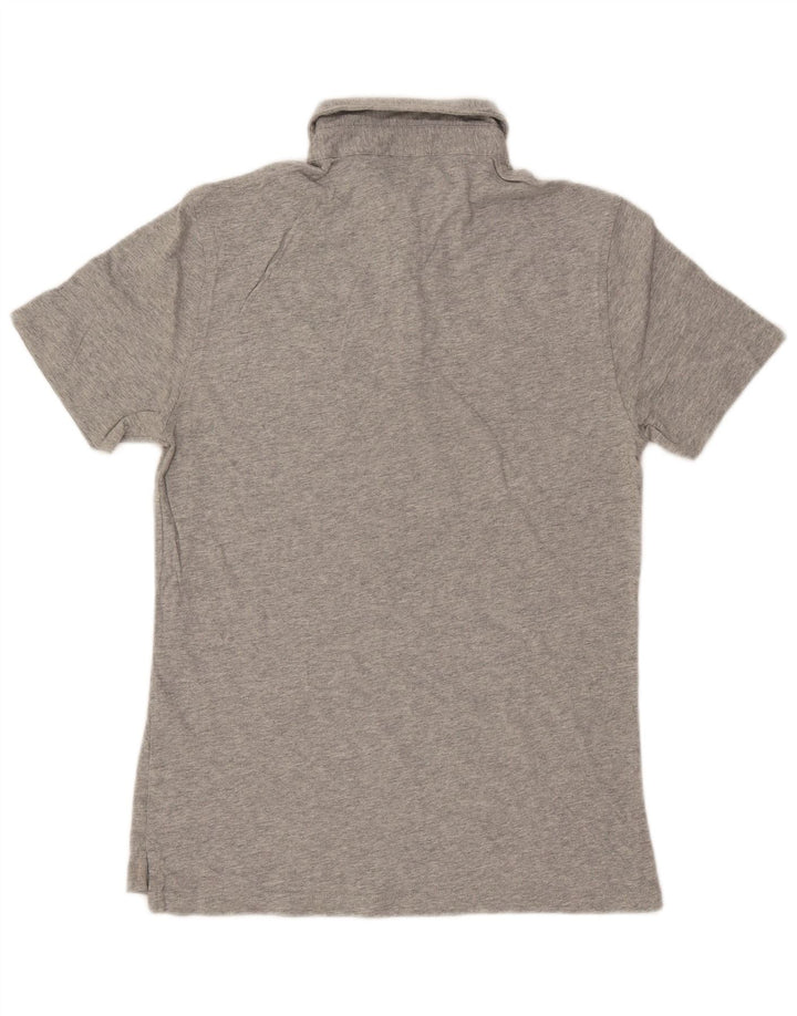 J. CREW Mens Mercantile Polo Shirt Medium Grey Cotton