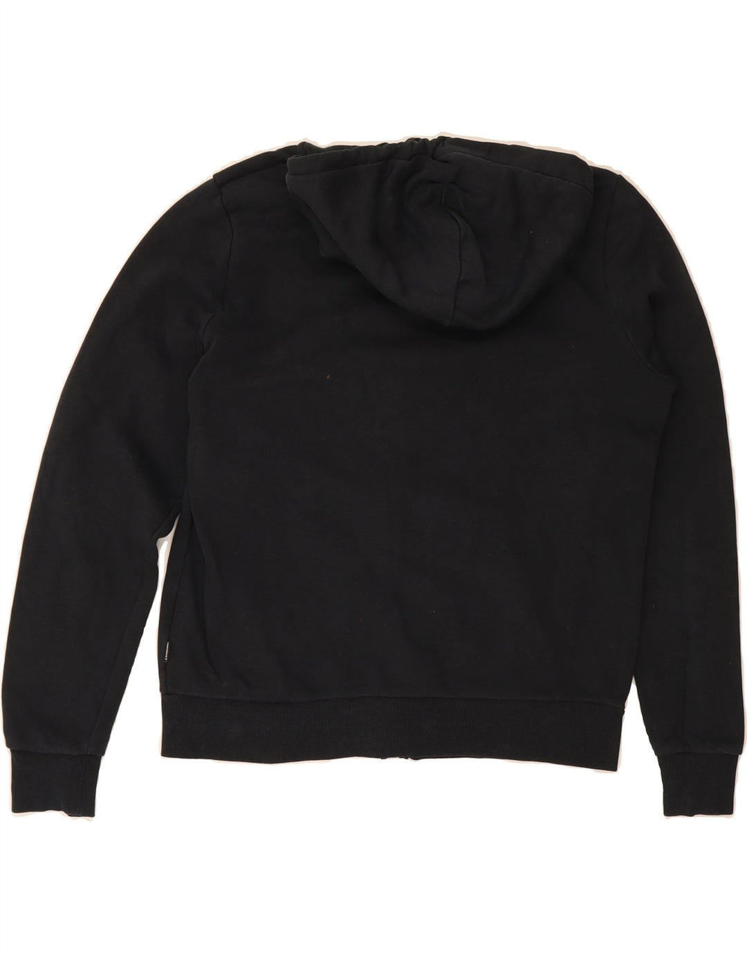 CONVERSE Womens Zip Hoodie Sweater UK 14 Medium Black Cotton Vintage Converse and Second-Hand Converse from Messina Hembry 