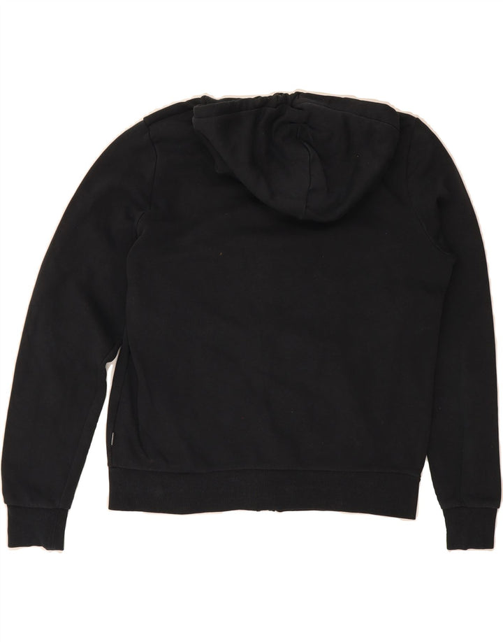 CONVERSE Womens Zip Hoodie Sweater UK 14 Medium Black Cotton Vintage Converse and Second-Hand Converse from Messina Hembry 