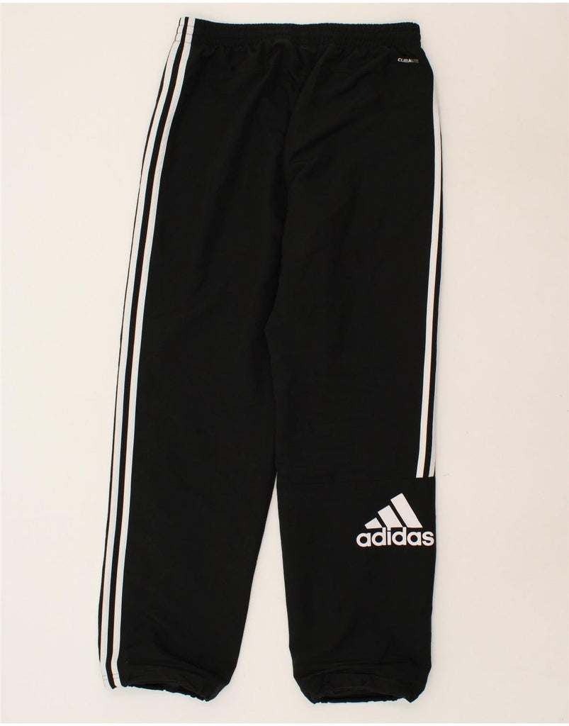 ADIDAS Mens Climalite Graphic Tracksuit Trousers Medium Black Polyester | Vintage Adidas | Thrift | Second-Hand Adidas | Used Clothing | Messina Hembry 