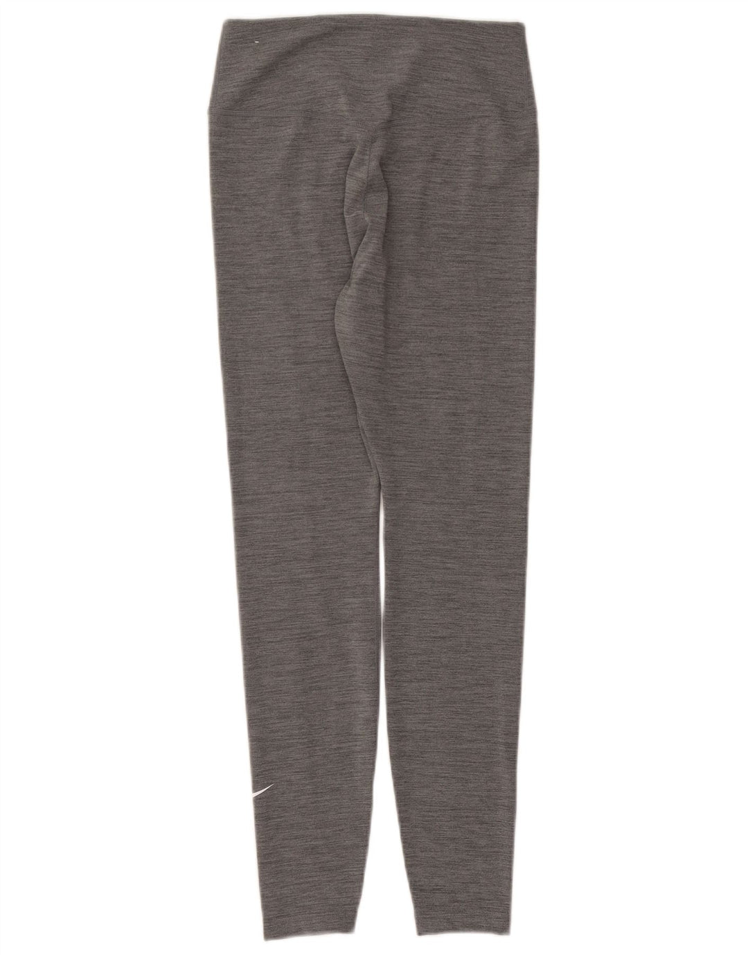 Nike Womens Dri Fit Leggings UK 8 Small  Grey Flecked Polyester