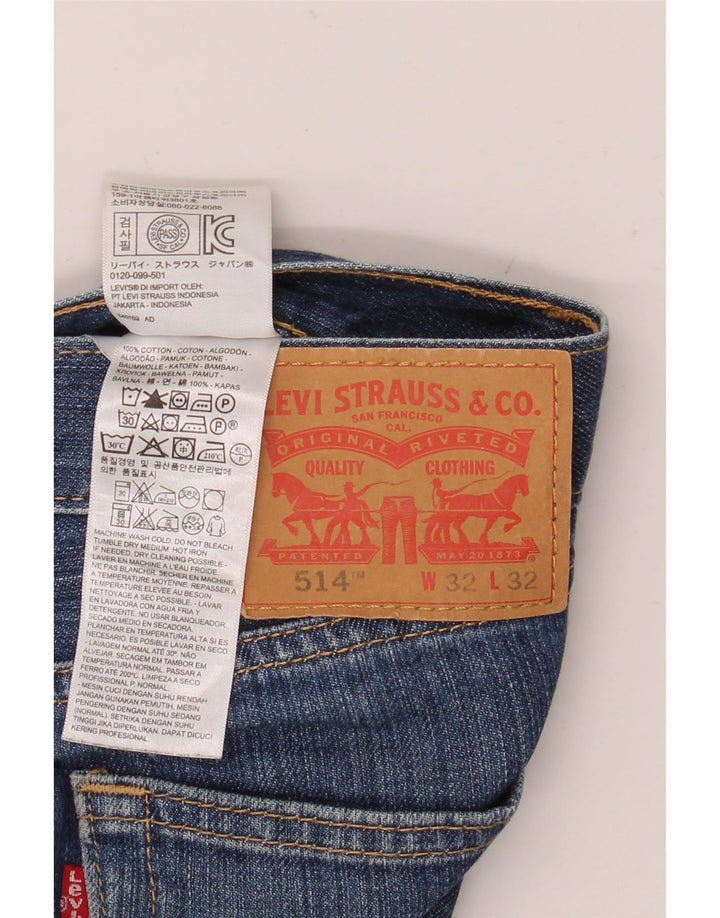 Levi's Mens 514 Denim Shorts W32 Medium  Blue Cotton