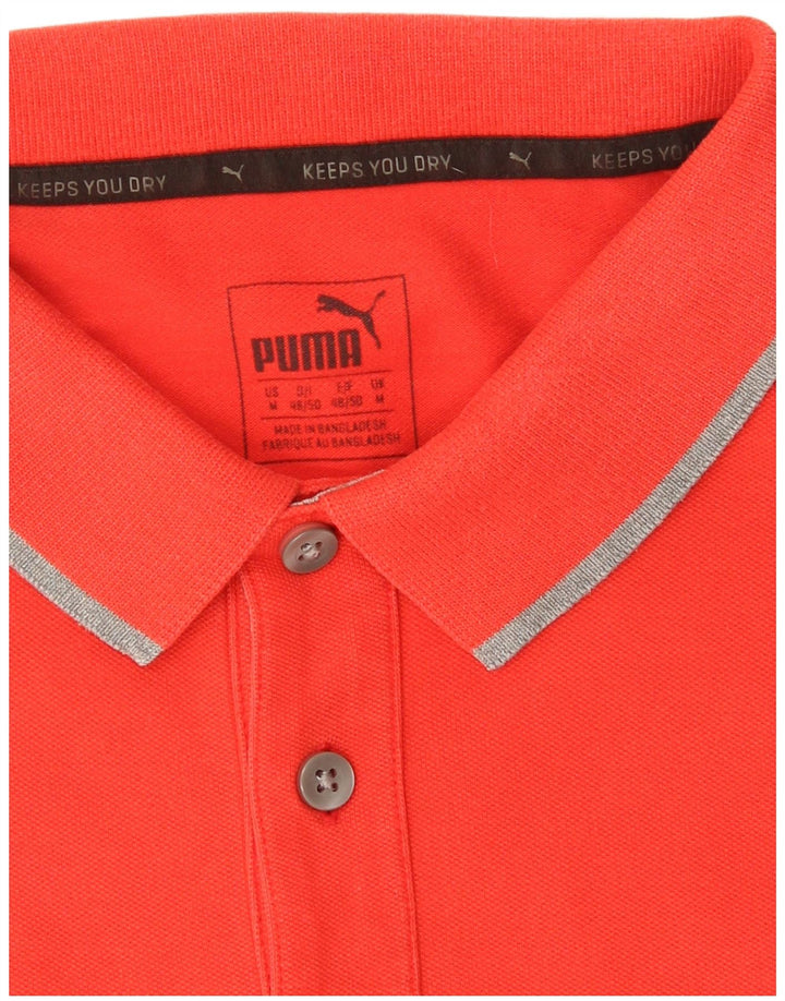 Puma Mens Polo Shirt Medium Red