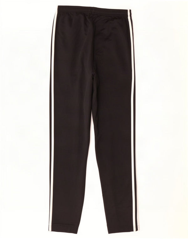 Adidas Boys Tracksuit Trousers 13-14 Years Black Polyester