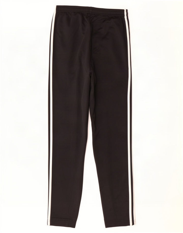 Adidas Boys Tracksuit Trousers 13-14 Years Black Polyester
