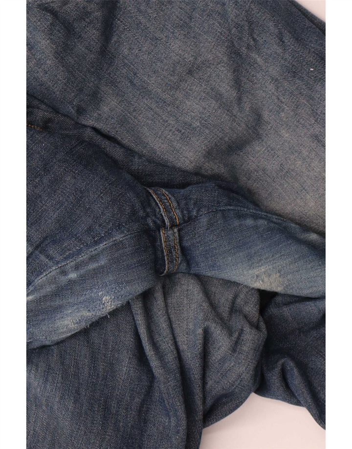 Armani Womens Slim Jeans W32 L27 Blue Cotton