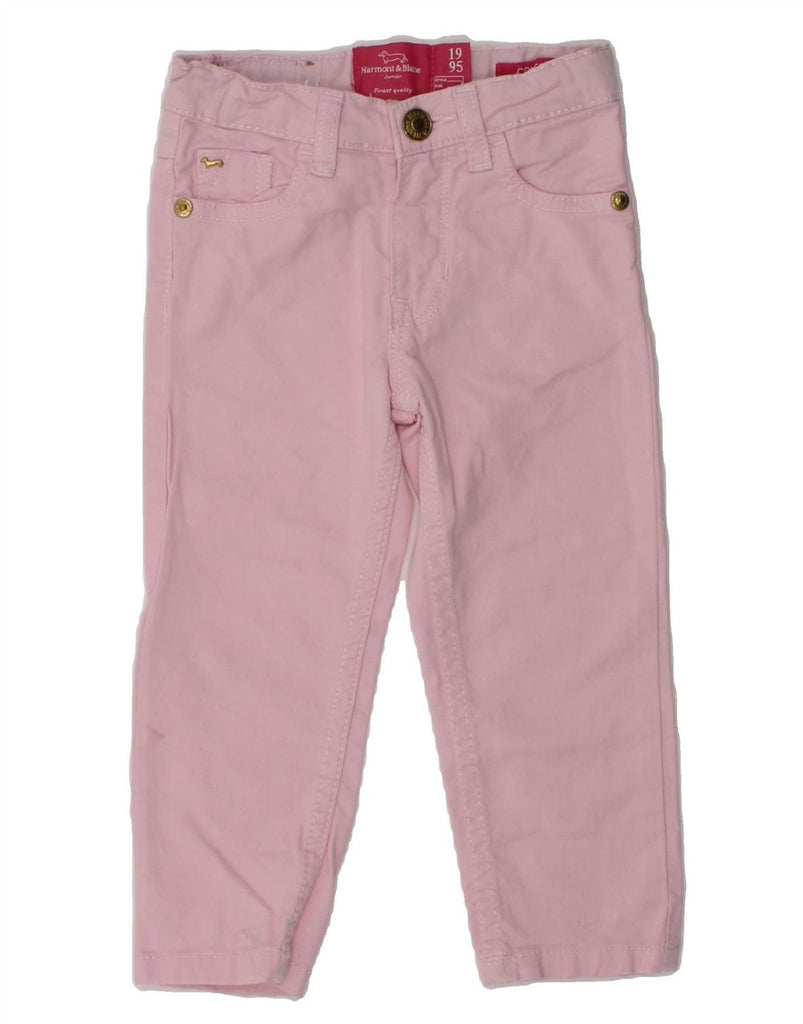 HARMONT & BLAINE Baby Girls Straight Jeans 12-18 Months W20 L12  Pink | Vintage Harmont & Blaine | Thrift | Second-Hand Harmont & Blaine | Used Clothing | Messina Hembry 