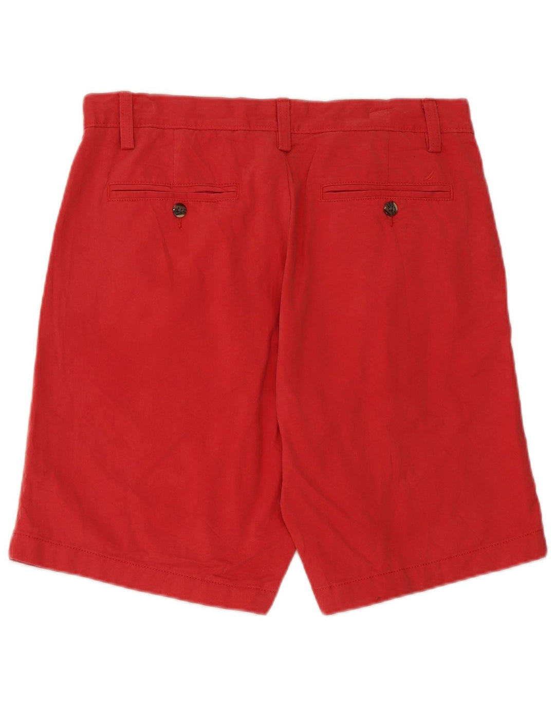 Nautica Mens Chino Shorts W32 Medium Red Cotton