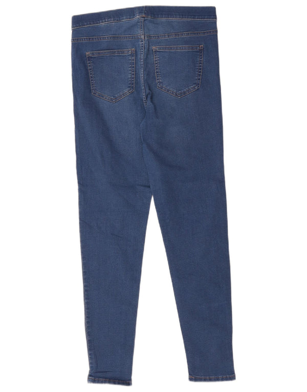 Marks & Spencer Womens Jegging Jeans UK 10 Small W28 L27 Blue Cotton