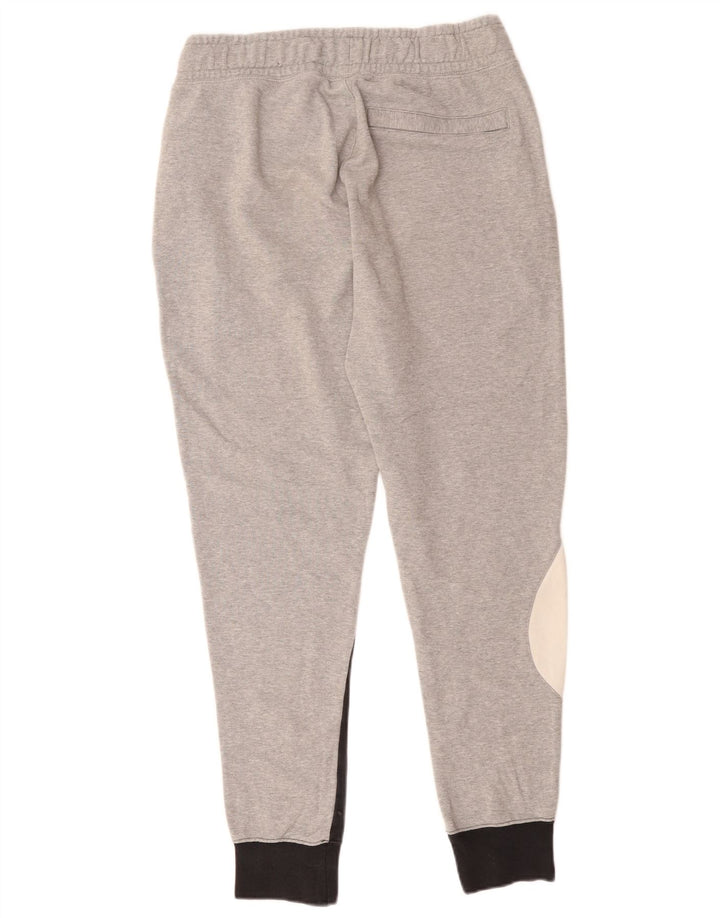 Nike Mens Tracksuit Trousers Joggers Medium  Grey Colourblock Cotton