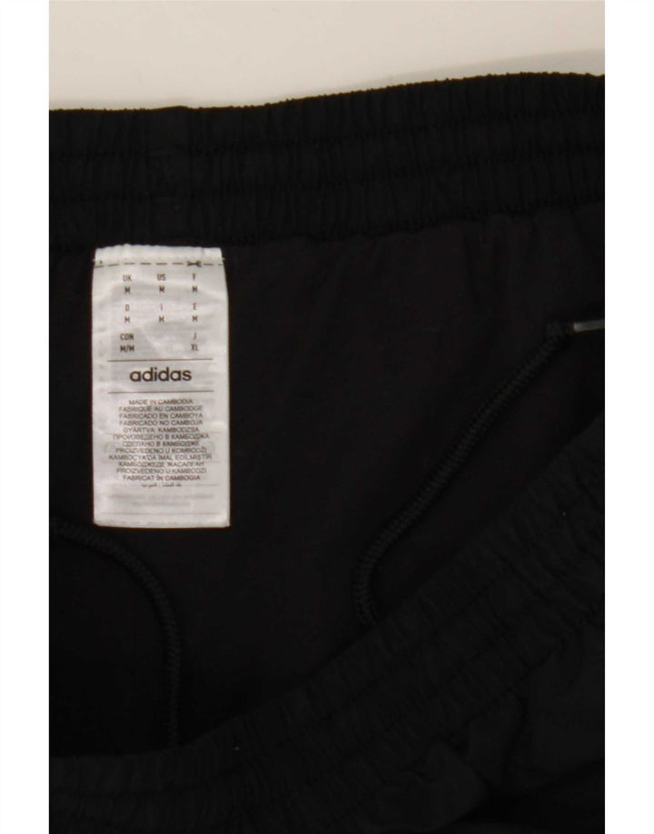 Adidas Mens Tracksuit Trousers Joggers Medium Black Polyester
