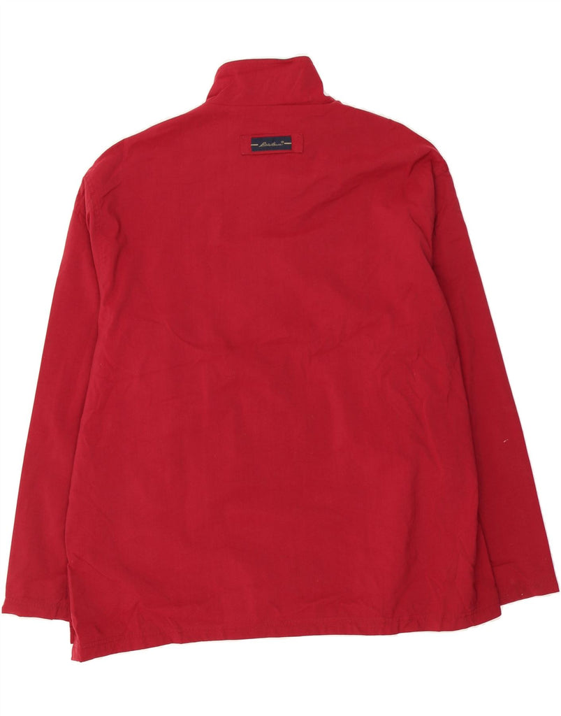 EDDIE BAUER Mens Bomber Jacket UK 42 XL Red Nylon Vintage Eddie Bauer and Second-Hand Eddie Bauer from Messina Hembry 