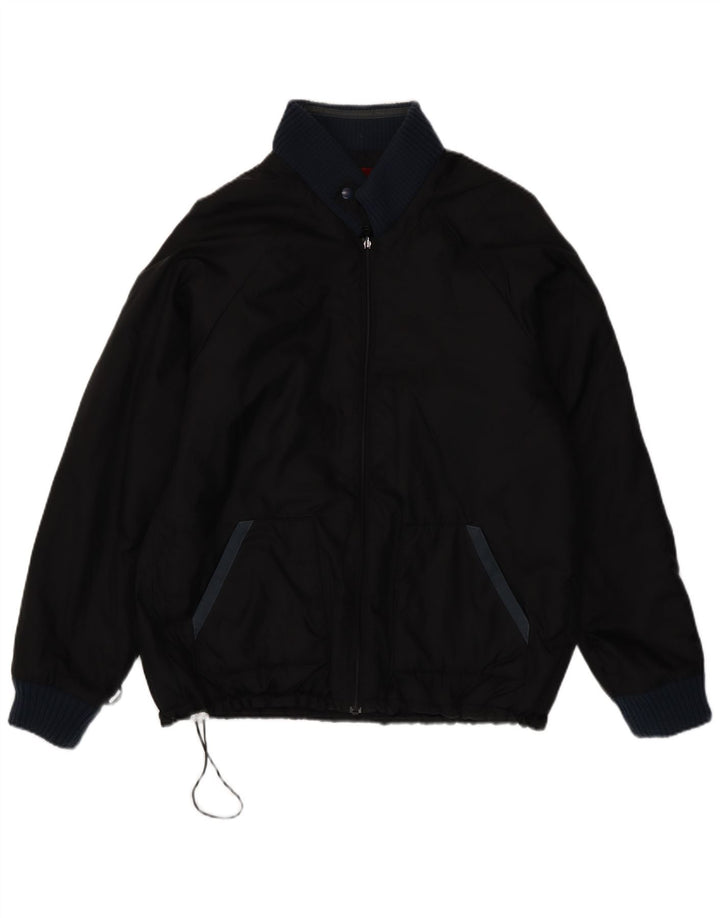 Levi's Mens Nevada Graphic Liner Bomber Jacket UK 42 XL Black Polyamide