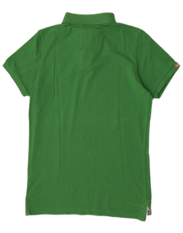 Superdry Mens Polo Shirt 2XL Green Cotton