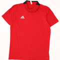 ADIDAS Mens Polo Shirt Large Red Cotton Vintage Adidas and Second-Hand Adidas from Messina Hembry 