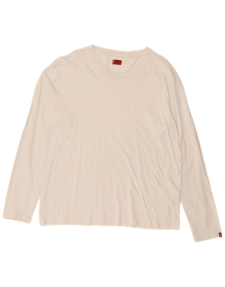 Levi's Mens Top Long Sleeve XL White Cotton