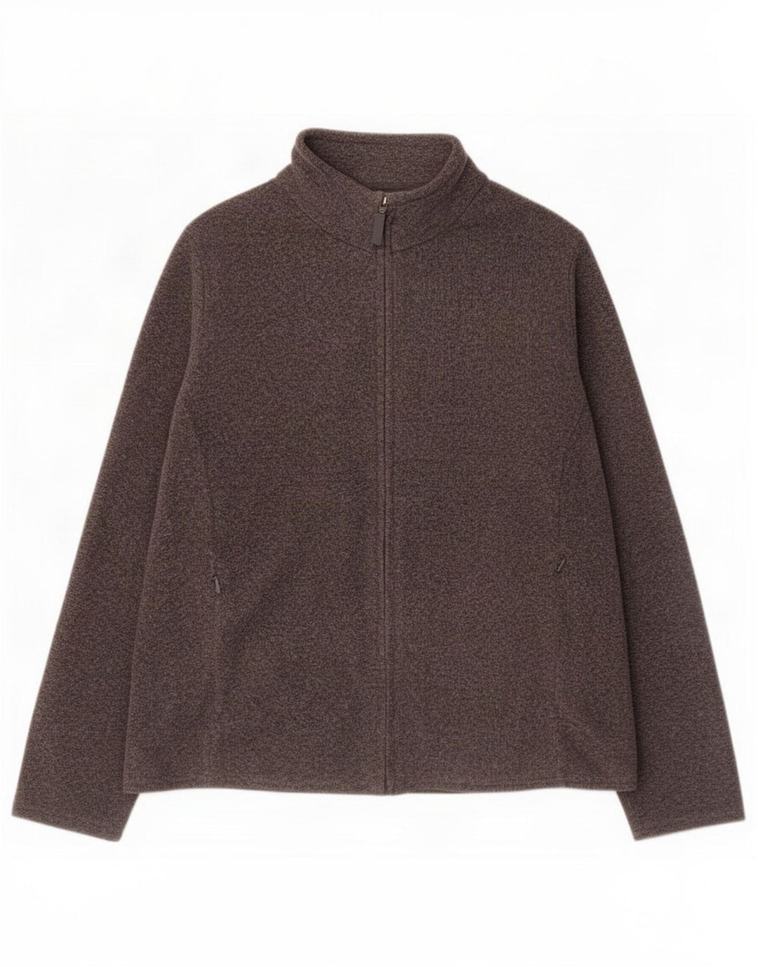 Marks & Spencer Womens Fleece Jacket UK 18 XL Grey Polyester