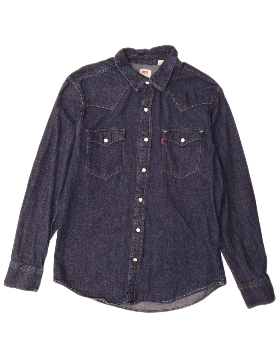 Levi's Mens Standard Fit Denim Shirt Medium Blue Classic