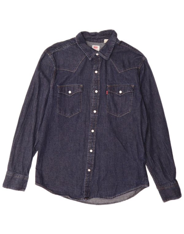 Levi's Mens Standard Fit Denim Shirt Medium Blue Classic