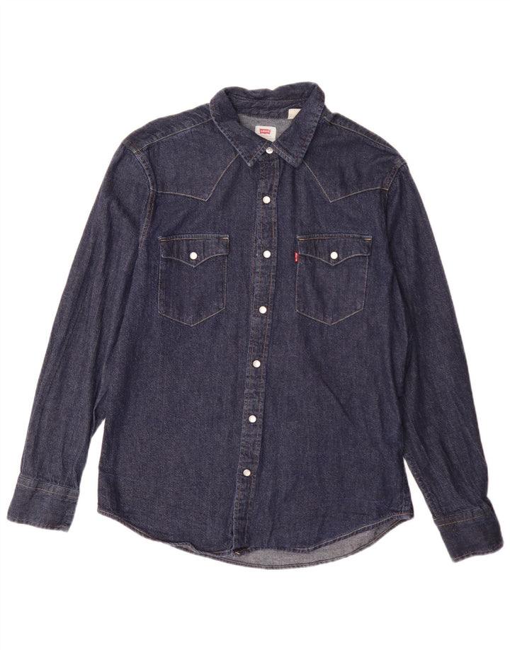 Levi's Mens Standard Fit Denim Shirt Medium Blue Classic