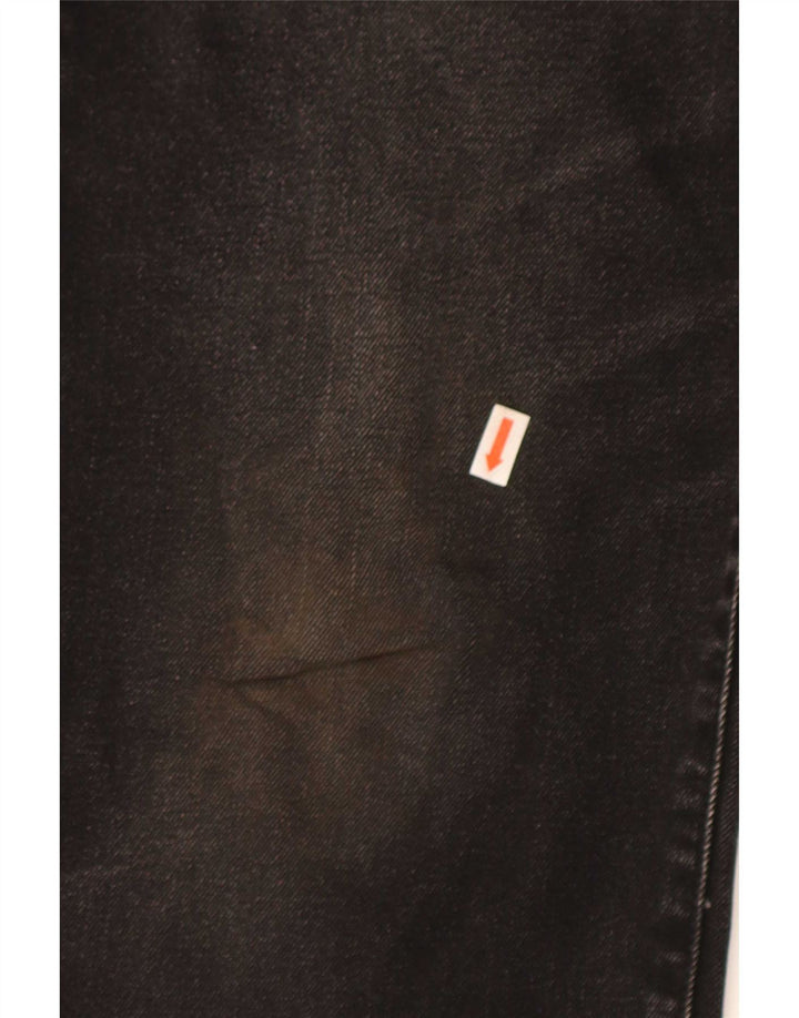 Marks & Spencer Mens Straight Jeans W36 L27 Black Cotton