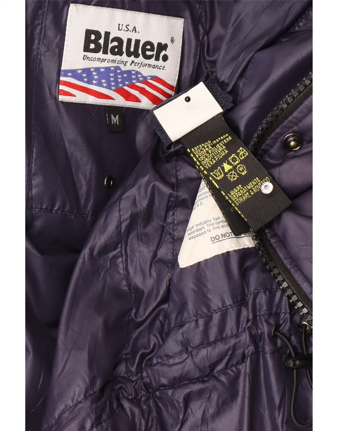 Blauer Womens Padded Jacket UK 14 Medium Purple Polyester