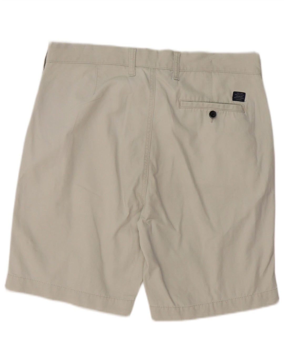 Marks & Spencer Mens Chino Shorts W34 Large Beige Cotton