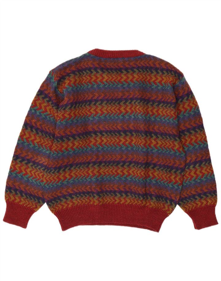 PETER BROWN Mens Crew Neck Jumper Sweater IT 50 Medium Multicoloured