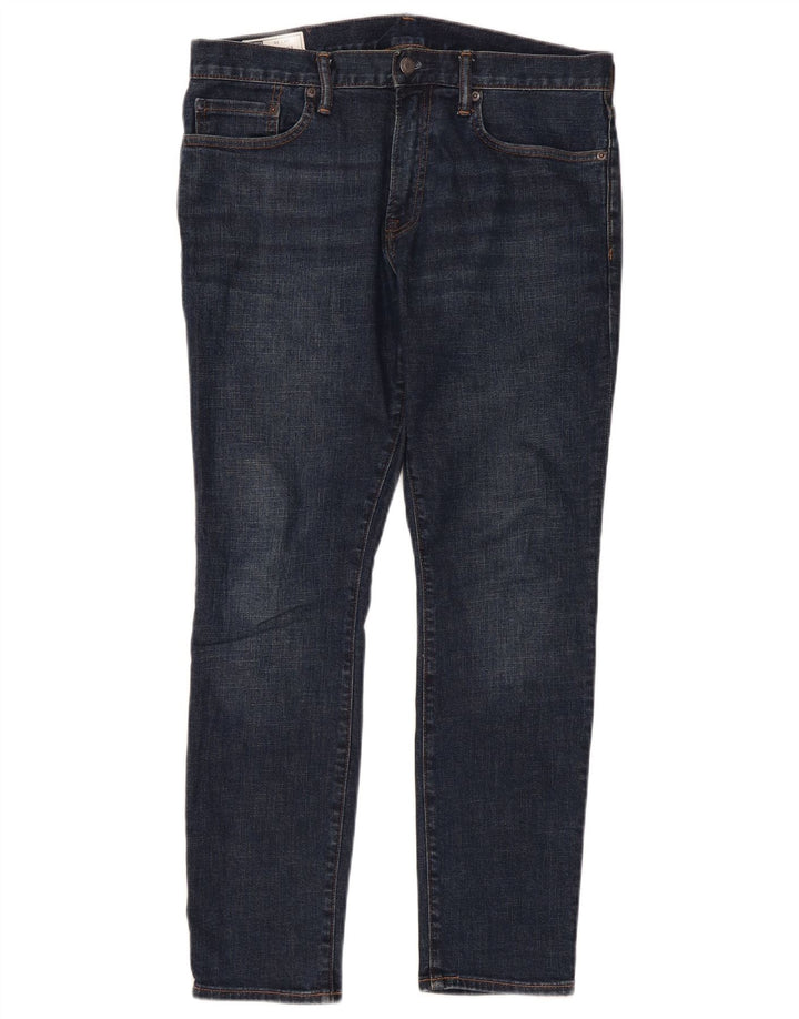 Gap Womens Skinny Jeans W32 L30 Navy Blue Cotton