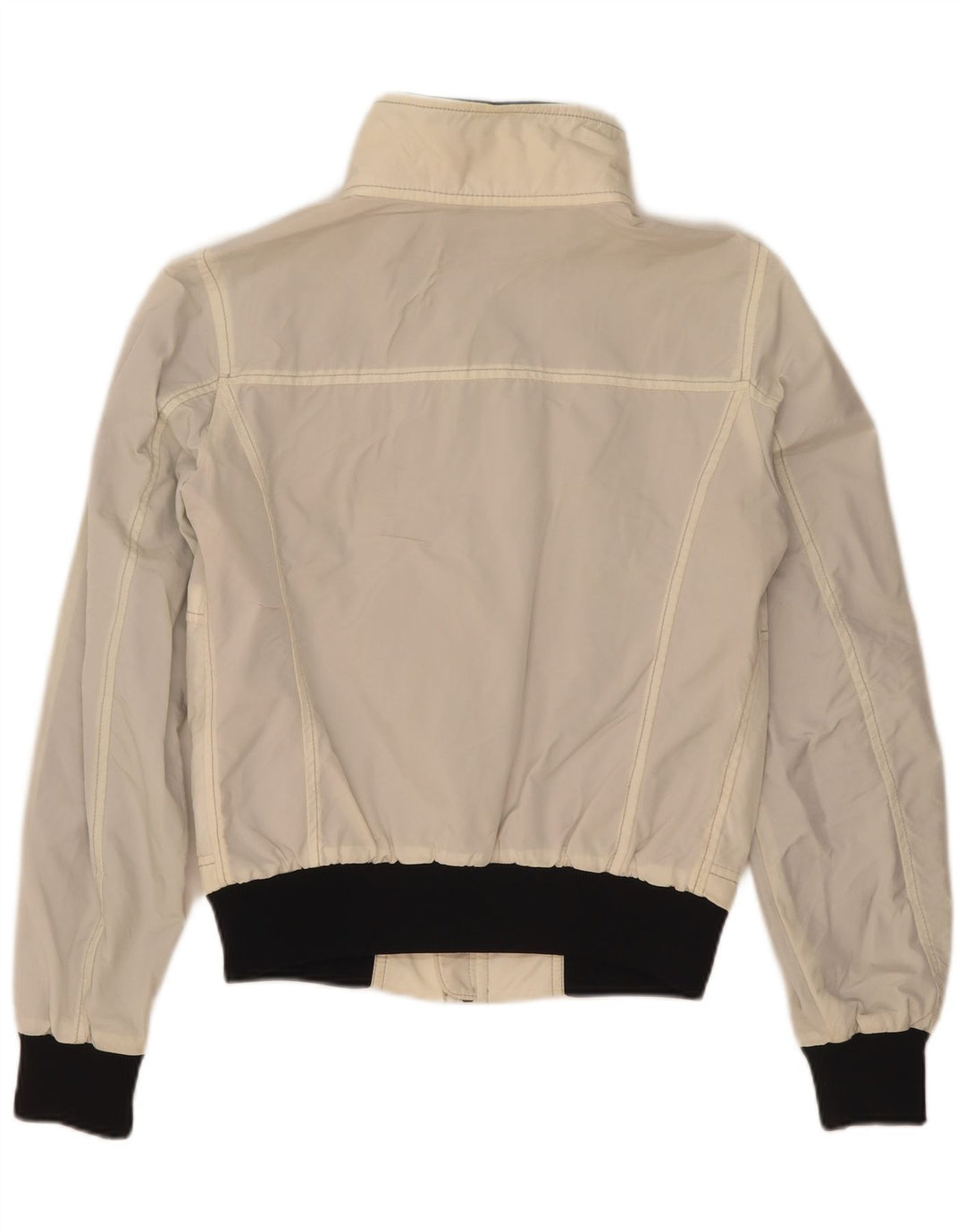 Refrigiwear Womens Cruz Bomber Jacket UK 14 Large White Colourblock Nylon