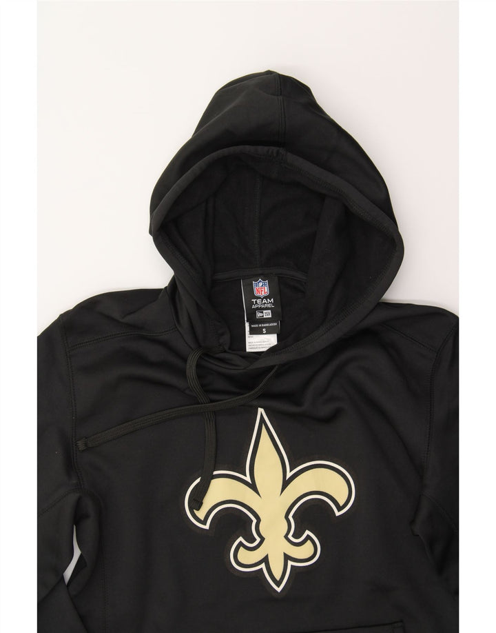 NFL Mens New Era Graphic Hoodie Jumper Small Black Vintage NFL and Second-Hand NFL from Messina Hembry 