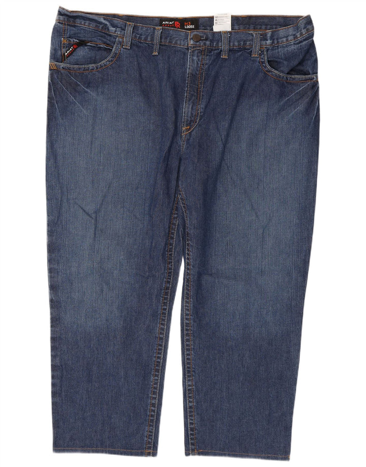 ARIAT Mens M3 Loose Jeans W48 L30 Blue Cotton