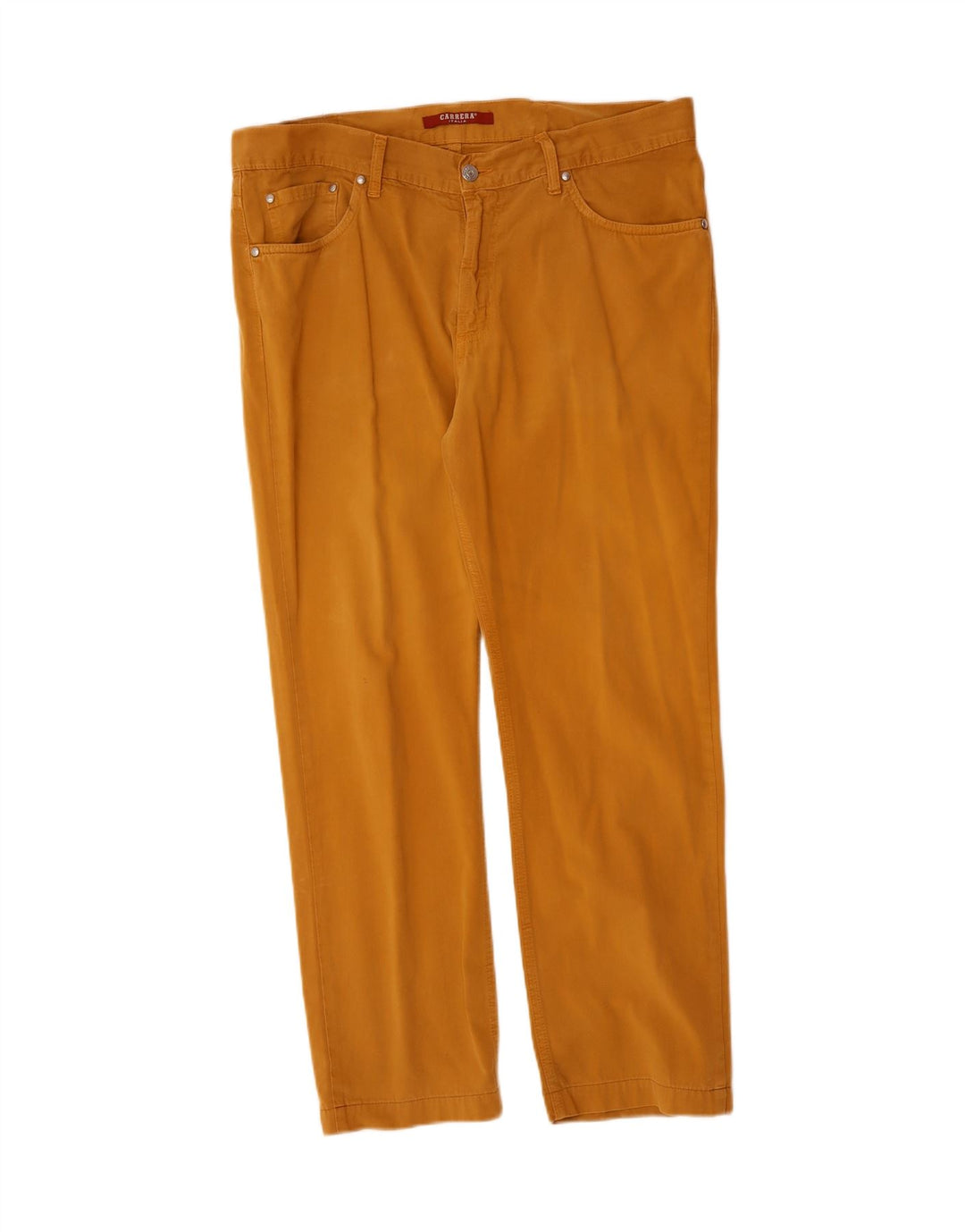 CARRERA Mens Straight Casual Trousers W36 L27 Brown Vintage Carrera and Second-Hand Carrera from Messina Hembry 