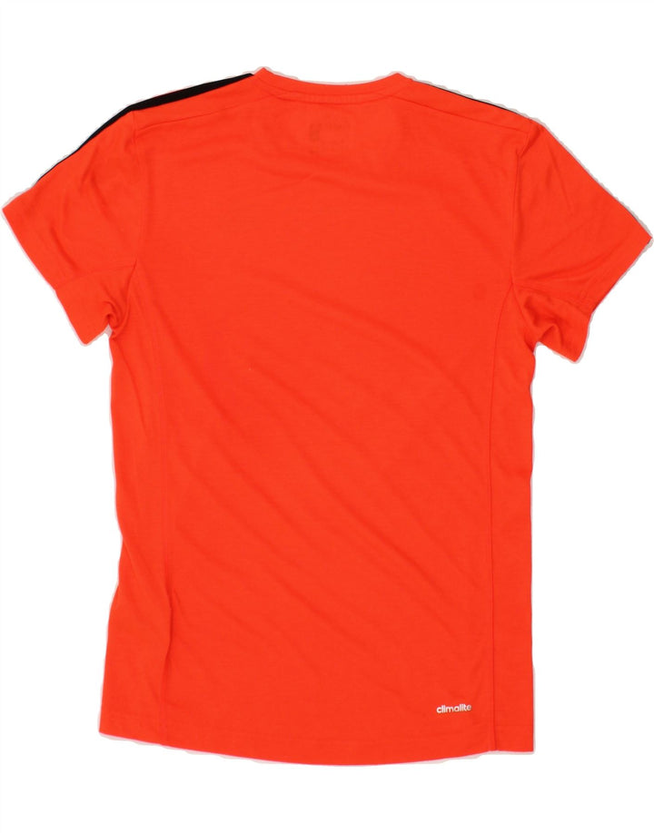 ADIDAS Mens Climalite T-Shirt Top XS Red Polyester Vintage Adidas and Second-Hand Adidas from Messina Hembry 
