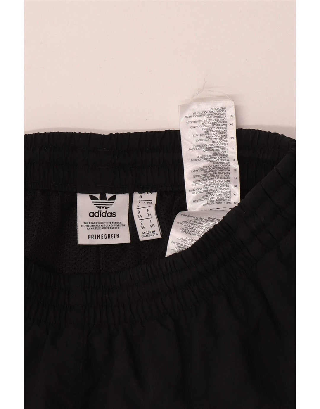 Adidas Womens Sport Shorts UK 8 Small Black Polyester