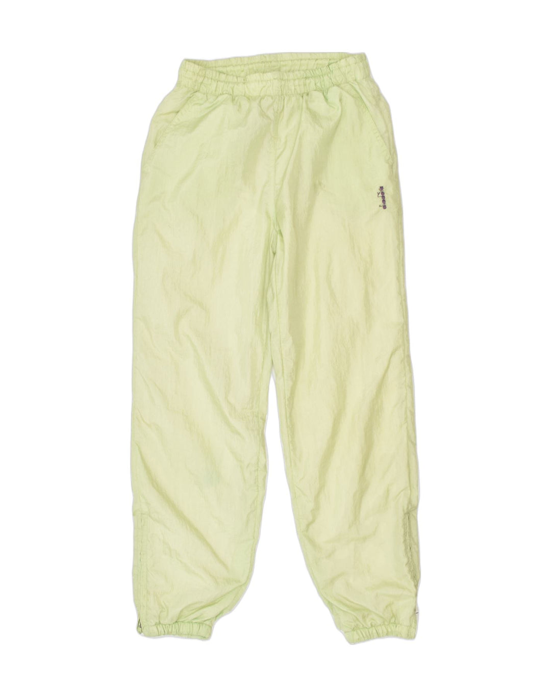 DIADORA Girls Tracksuit Trousers Joggers 13-14 Years Large Green Polyester | Vintage Diadora | Thrift | Second-Hand Diadora | Used Clothing | Messina Hembry 