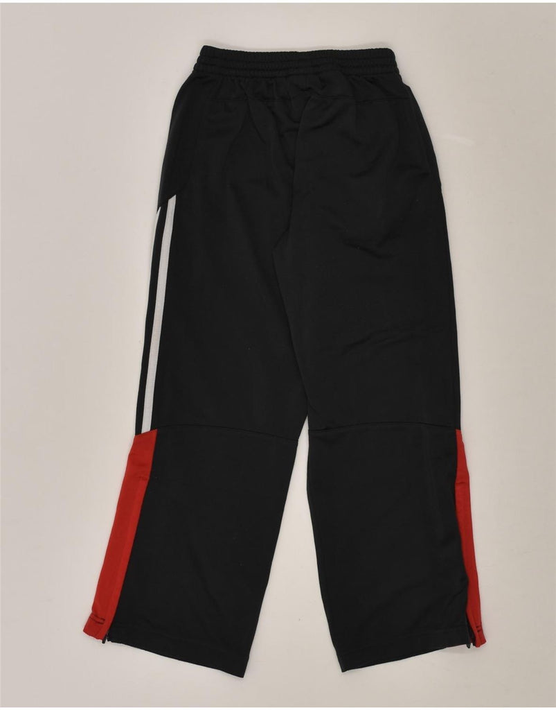 ADIDAS Boys Tracksuit Trousers 7-8 Years Black Polyester | Vintage Adidas | Thrift | Second-Hand Adidas | Used Clothing | Messina Hembry 