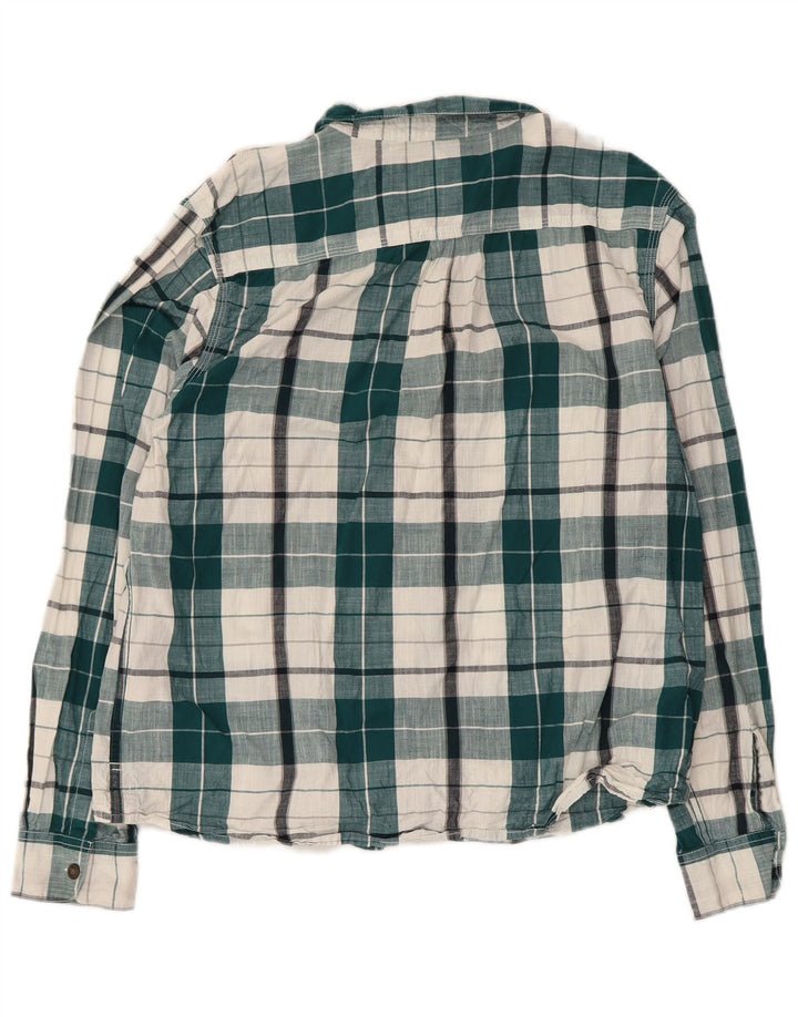 Weird Fish Mens Shirt XL Green Check Cotton